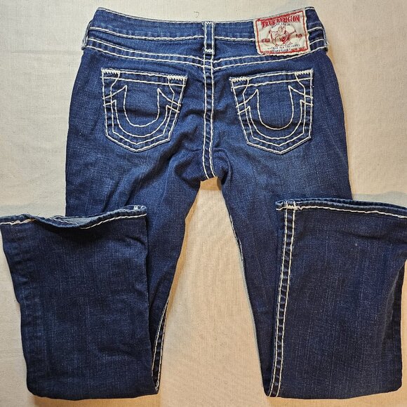 True Religion Women's Bobby Super T Flare Jeans - Size 28 - Picture 8 of 10